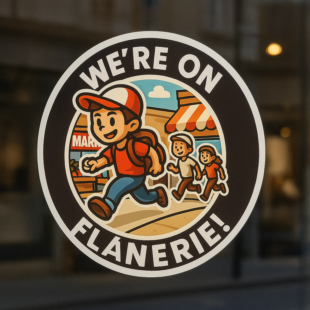 Flânerie Window Sticker